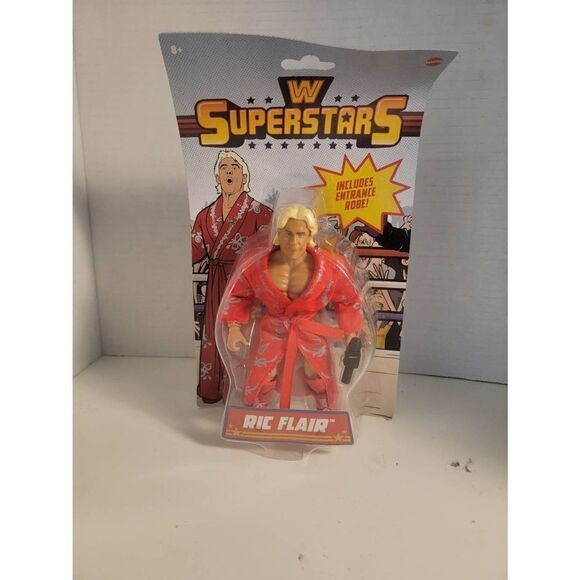 Mattel WWE Superstars Series 1 Ric Flair 6 Inch Action Figure Warped Card NWOT - Picture 1 of 4